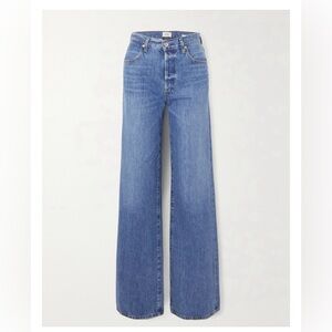 Citizens of Humanity Annina high-rise wide-leg organic jean in mid-denim